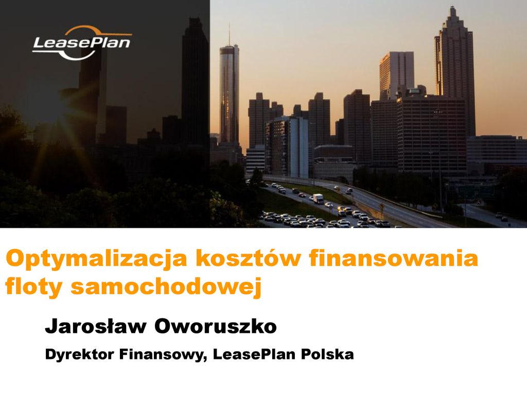 Optymalizacja Koszt W Finansowania Floty Samochodowej Ppt Pobierz